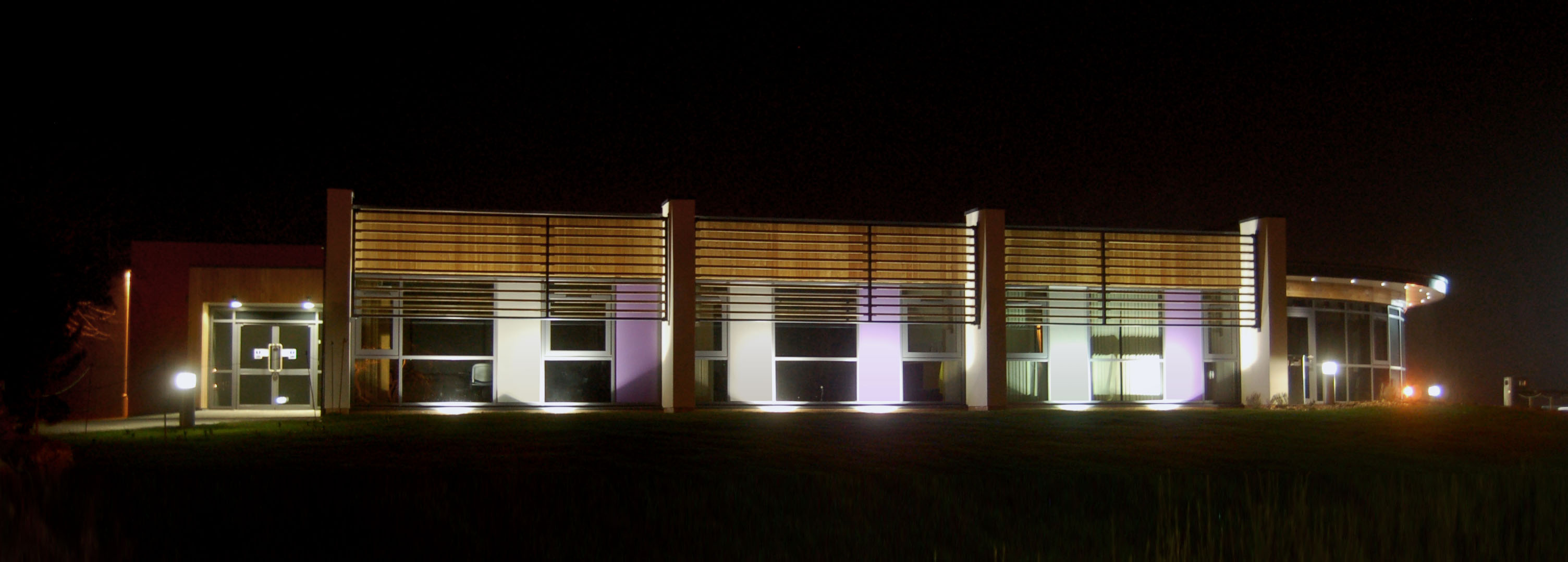 Life Skills Centre - At night